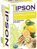Kávy a čaje: TIPSON BIO Ashwagandha Lemon & Ginger, 25x1,2g (Bio - Racio). Bio - Racio, 2023