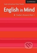 Kniha: English in Mind 1: Tchr´s Resource Pack (Sarah Ackroyd). Cambridge University Press
