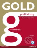 Kniha: Gold Preliminary Coursebook with CD-ROM Pack (Clare Walsh a Lindsay Warwick). Pearson