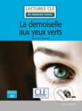 La demoiselle aux yeux verts - Niveau 2/A2 - Lecture CLE en français facile - Livre + CD - Maurice Leblanc, MacMillan