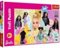 Puzzle: Tvoja obľúbená Barbie / Mattel, Barbie (Trefl). Trefl