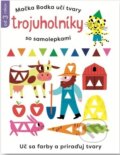 Mačka Bodka učí tvary: Trojuholníky so samolepkami, Svojtka&Co., 2024