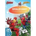 Kniha: Omalovánky A4 se samolepkami - Marvel (Jiří Models). Jiří Models, 2024