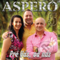 Hudobné CD: Aspero: Pre vás, od nás 5 (Hudobné albumy). Hudobné albumy, 2023
