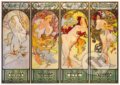 Mucha - Four Seasons, 1900, Bluebird, 2023