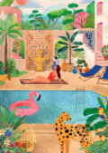 Puzzle: Letný raj (Heln.illustration). Pieces & Peace