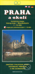 Praha a okolí - turistická mapa 1:75 00, Žaket, 2004