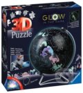 Puzzle-Ball Svítící globus: Hvězdná obloha, Ravensburger, 2024