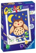 Spoločenská hra: CreArt Roztomilá sovička (Ravensburger). Ravensburger, 2024