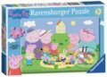 Puzzle: Prasátko Peppa na pískovišti (Ravensburger). Ravensburger, 2024