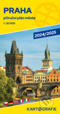 Praha Příruční plán města 1:20 000, Kartografie Praha, 2024