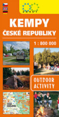 Kniha: Kempy ČR - 1:800 000 (Žaket). Žaket, 2013