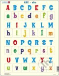 Puzzle: Abeceda - veľké a malé písmená (LS1426) (Larsen). Larsen