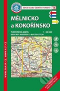 Mělnicko a Kokořínsko 1:50 000 Turistická mapa, Klub českých turistů, 2024