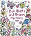 Kniha: Love, Hearts and Flowers Magic Painting Book (Abigail Wheatley). Usborne, 2024