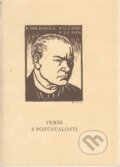 Kniha: Verše z pozůstalosti (Jan Dokulil). Salve Regina, 1999