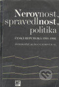 Kniha: Nerovnost, spravedlnost, politika (Klára Vlachová a Petr Matějů). SLON, 2000