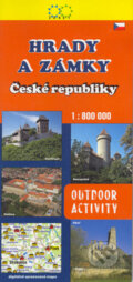 Hrady a zámky České republiky. Mapa 1:800000, Žaket, 2001