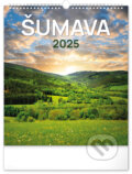 Nástenný kalendár Šumava 2025, Notique, 2024