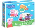 Puzzle: Prasátko Peppa Kamarádi 3v1 (Dodo). Dodo, 2024