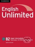 English Unlimited - Upper-Intermediate - Testmaker CD-ROM with Audio CD - Sarah Ackroyd, Cambridge University Press, 2012