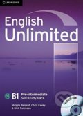English Unlimited - Pre-intermediate - Self-study Pack - Maggie Baigent, Chris Cavey, Nick Robinson, Cambridge University Press, 2010