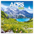 Nástenný poznámkový kalendár Alps (Alpy) 2025, Notique, 2024