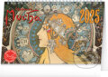 Stolní kalendář Alfons Mucha 2025, Notique, 2024