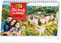 Stolní kalendář S dětmi na hrady a zámky 2025, Notique, 2024