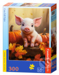 Puzzle: Cute Fall Piglet (Castorland). Castorland, 2024