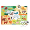 Puzzle: Zvieratká sveta: puzzle drevené (Djeco). Djeco, 2024