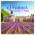 Nástenný poznámkový kalendár Provence 2025, Notique, 2024