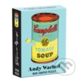 Puzzle: Andy Warhol Mini Shaped Puzzle Campbell (l). Galison, 2019