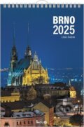 Kalendář 2025 Brno - nástěnný (Libor Sváček). MCU, 2024