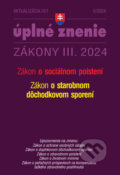 Kniha: Aktualizácia III/1 / 2024 - Sociálne poistenie a dôchodkové sporenie (Poradca s.r.o.). Poradca s.r.o., 2024