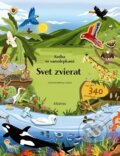 Kniha: Kniha so samolepkami - Svet zvierat (Joli Hannah)