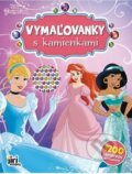 Kniha: Vymaľovanky s kamienkami - Disney Princezné (Jiri Models SK)