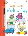 Kniha: Wipe-clean Words to Copy (Jessica Greenwell). Usborne, 2016