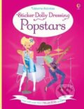 Kniha: Sticker Dolly Dressing: Popstars (Lucy Beckett-Bowman). Usborne, 2016