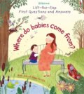 Where do babies come from - Katie Daynes, Christine Pym (ilustrátor), Usborne, 2016