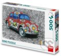 Puzzle: Puzzle 500 VW Brouk malovaný (Dino). Dino, 2024