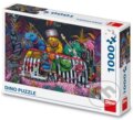 Puzzle: Puzzle 500 Příšerky na tripu (Dino). Dino, 2024