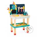 Společenská hra: Drevená detská dielňa a náradie 60 ks (Janod). Janod, 2024