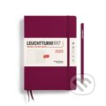 Leuchtturm1917 Weekly Planner & Notebook Medium (A5) 2025 Port Red (Leuchtturm1917). Leuchtturm1917, 2024