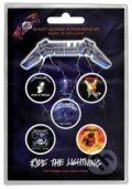 Set 5 odznakov Metallica: Ride The Lightning (Metallica). Metallica, 2024