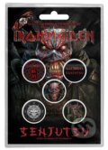Set 5 odznakov Iron Maiden: Senjutsu (Iron Maiden). Iron Maiden, 2024