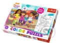Color Puzzle Dora and friends, Trefl, 2017