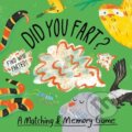 Spoločenská hra: Did You Fart? : A Matching & Memory Game (Nicholas M. Caruso a Daniella Rabaiotti). Laurence King Publishing, 2024