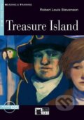 Kniha: Treasure Island + CD (Christopher Hall a Robert Louis Stevenson). Black Cat, 2012