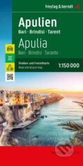 Kniha: Apúlia, Bari, Brindisi 1: 150 000 (freytag&berndt). freytag&berndt, 2023
